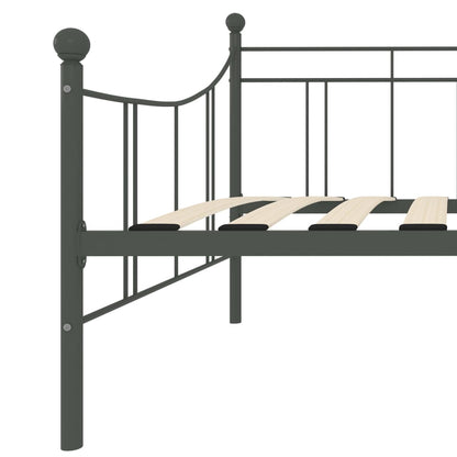 Estrutura sofá-cama 90x200 cm metal cinzento