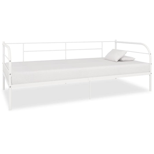 Estrutura sofá-cama 90x200 cm metal branco