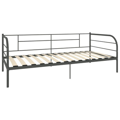 Estrutura sofá-cama 90x200 cm metal cinzento