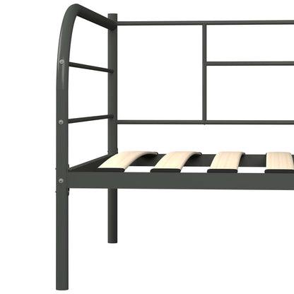 Estrutura sofá-cama 90x200 cm metal cinzento