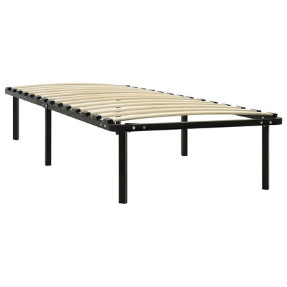 Estrutura de cama 90x200 cm metal preto