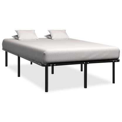 Estrutura de cama 160x200 cm metal preto