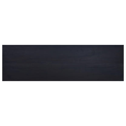 Móvel de TV 100x30x45 cm mogno maciço castanho café preto-claro