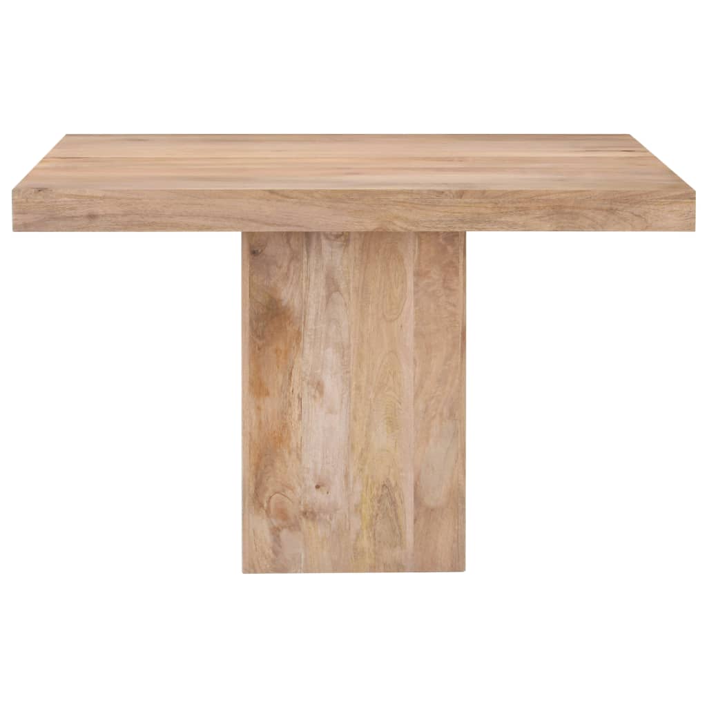 Mesa de jantar 120x120x77 cm madeira de mangueira maciça