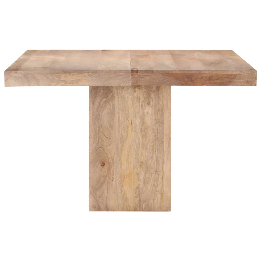 Mesa de jantar 120x120x77 cm madeira de mangueira maciça