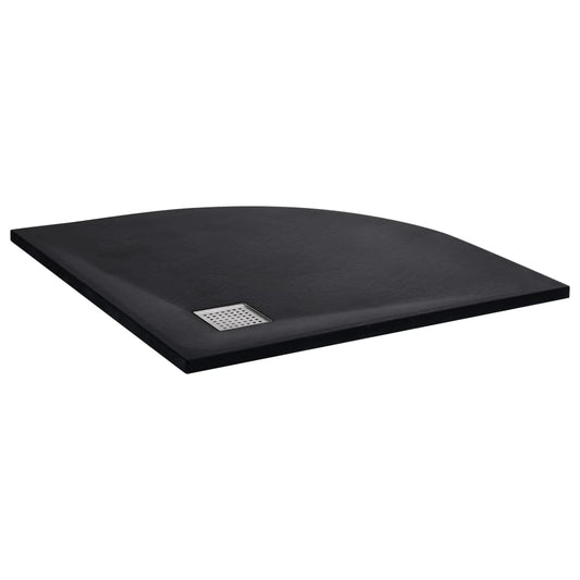 Base de chuveiro SMC 90x90 cm preto