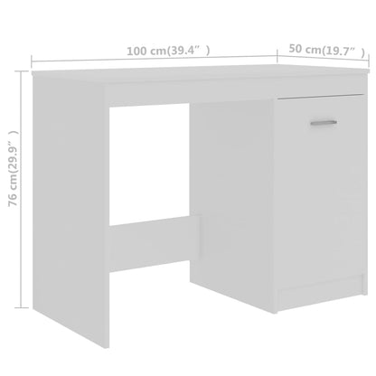 Secretária Hommy de 140cm - Branco - Design Moderno