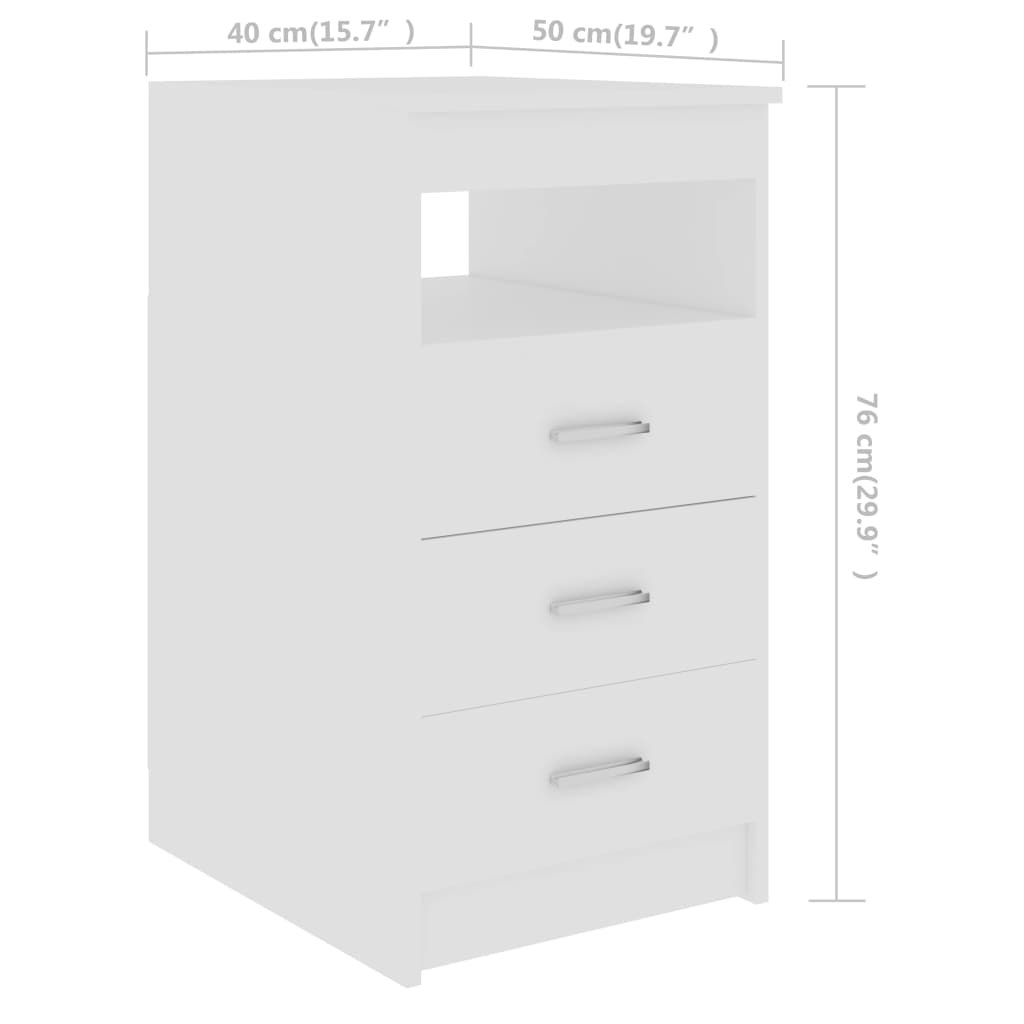 Secretária Hommy de 140cm - Branco - Design Moderno