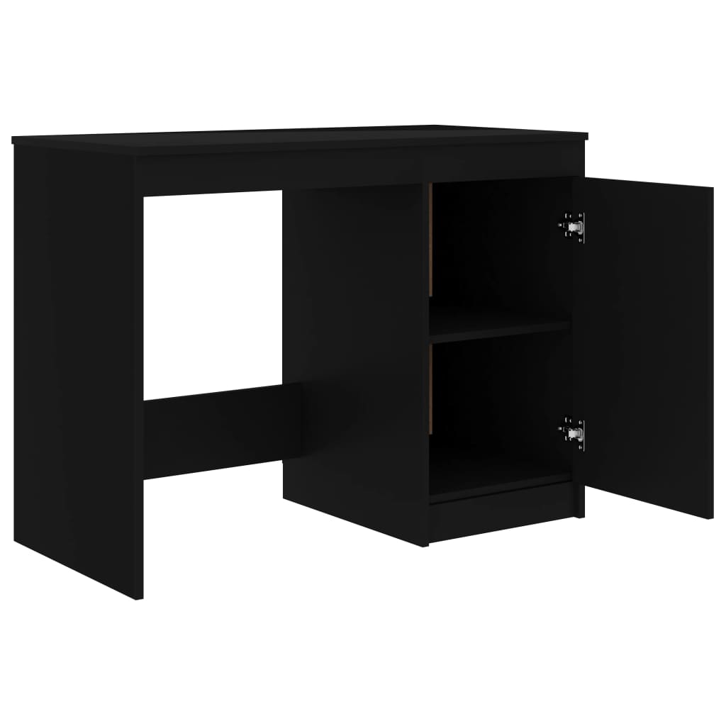 Secretária Hommy de 140cm - Preto - Design Moderno