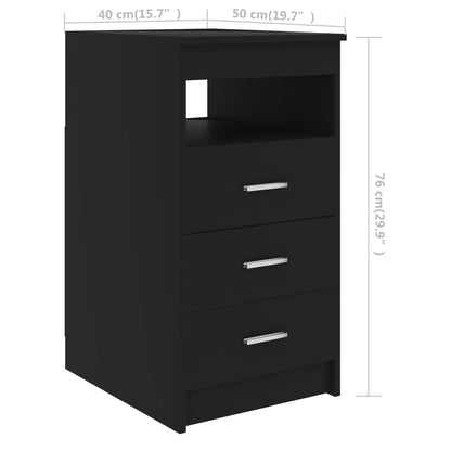 Secretária Hommy de 140cm - Preto - Design Moderno