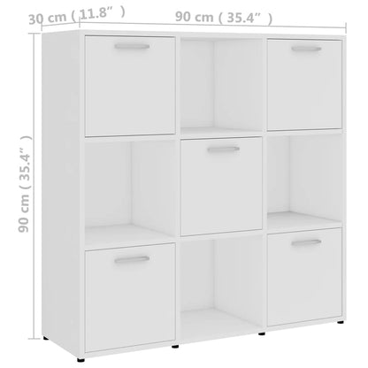 Estante 90x30x90 cm contraplacado branco