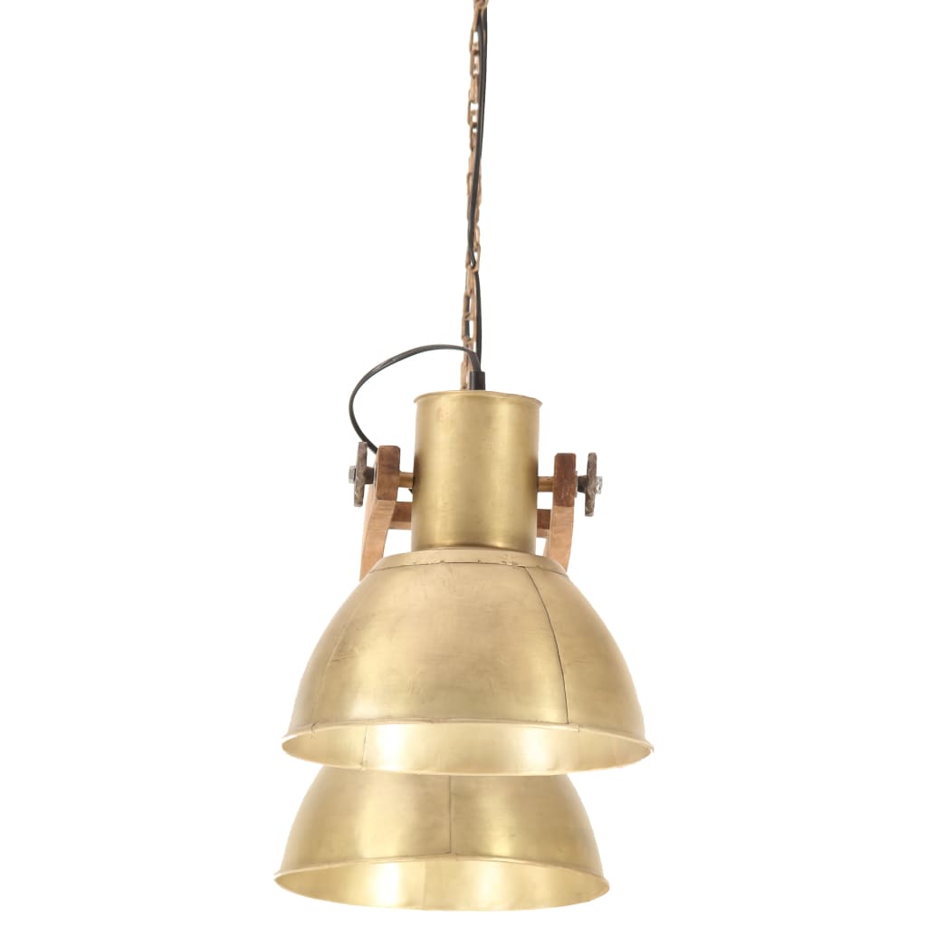 Candeeiro suspenso industrial 25 W 109 cm E27 bronze