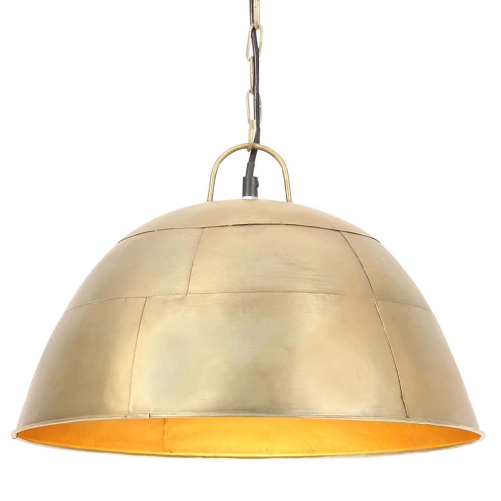 Candeeiro teto vintage indust. redondo 25 W 41 cm E27 bronze