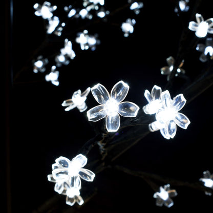 Árvore de Natal 2000 LED flor cerejeira luz branco frio 500 cm