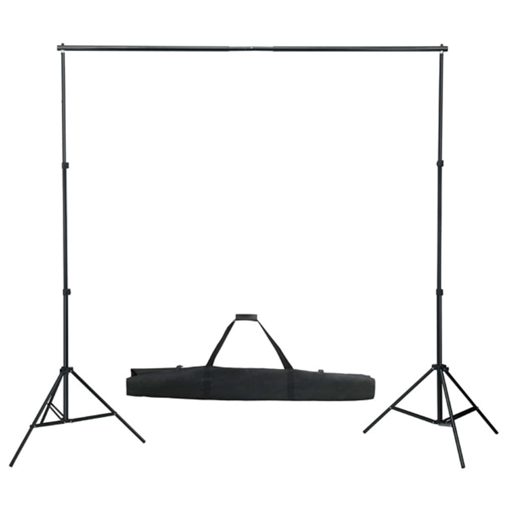 Kit de estúdio fotográfico com softbox de iluminação e fundo