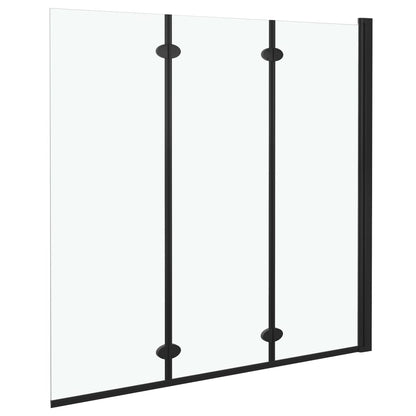 Divisória de Chuveiro Dobrável com 3 Paineis ESG 130x138 cm - Design Moderno