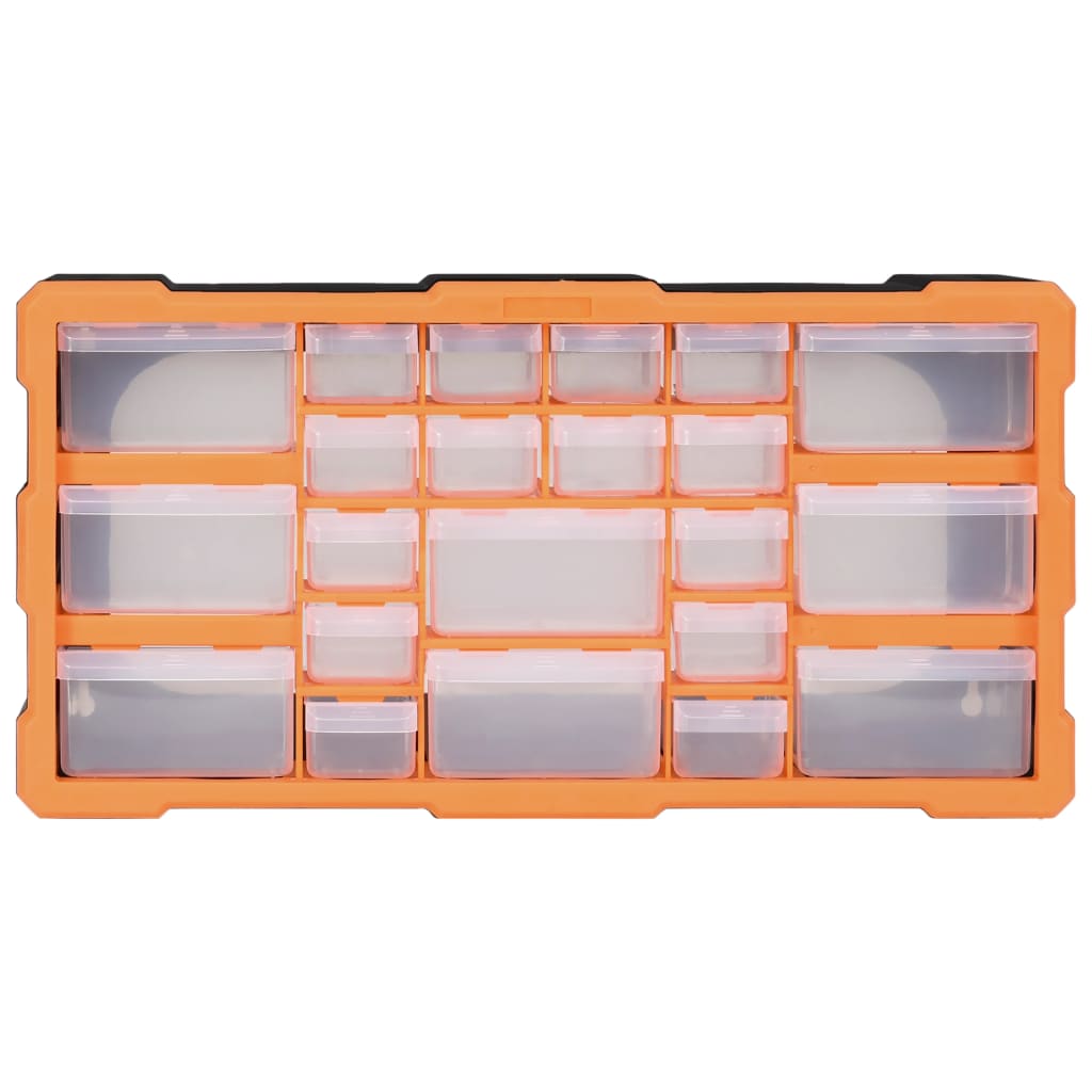 Caixa organizadora com 22 gavetas 49x16x25,5 cm