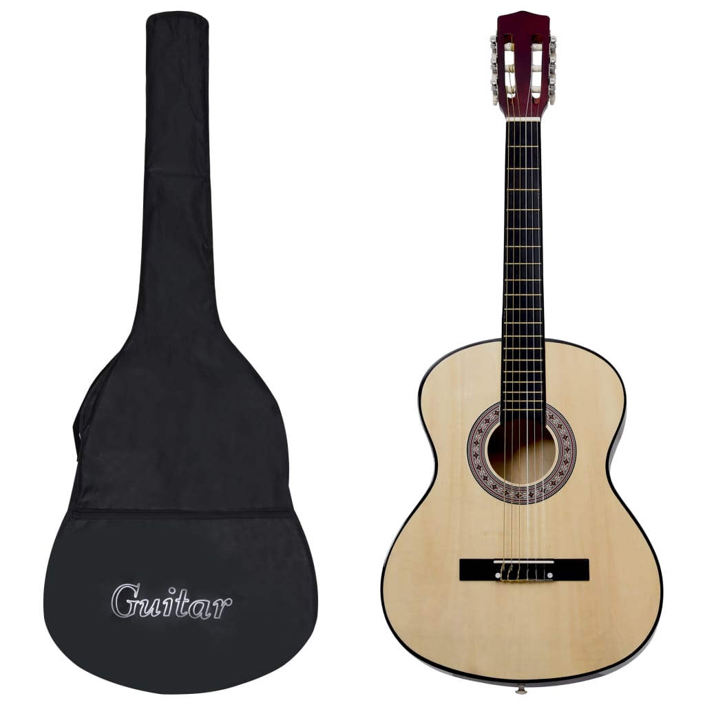 Guitarra clássica para iniciantes com saco 3/4 36"