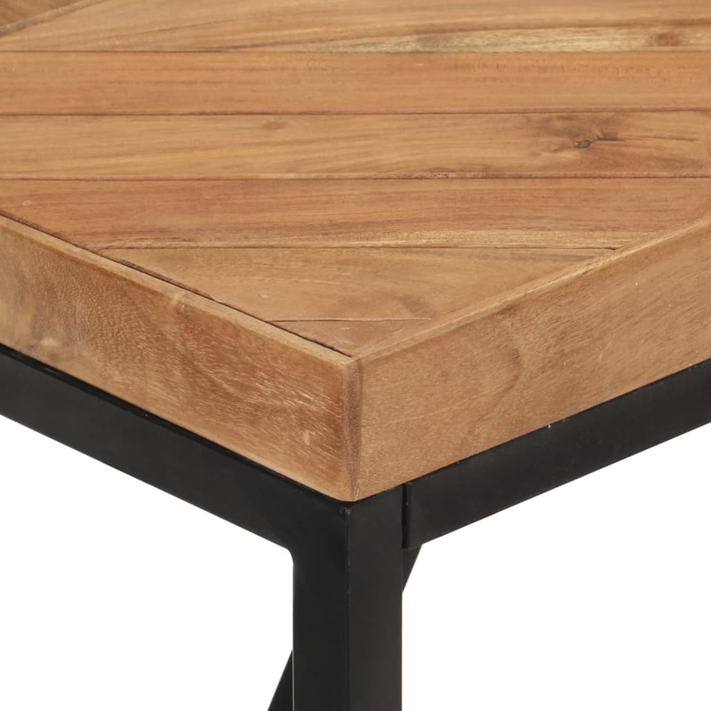 Mesa de jantar 180x90x76 cm madeira acácia maciça e mangueira