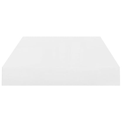 Prateleira de parede suspensa 40x23x3,8 cm MDF branco