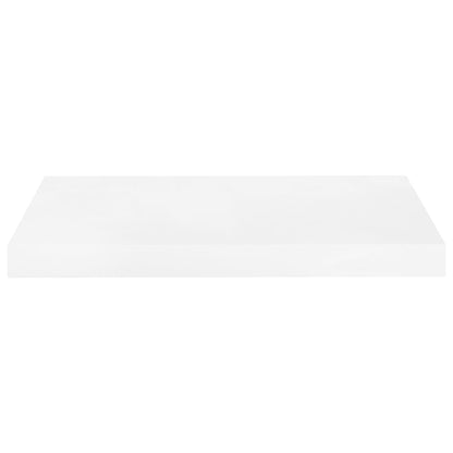 Prateleiras de parede suspensas 2 pcs 50x23x3,8cm MDF branco