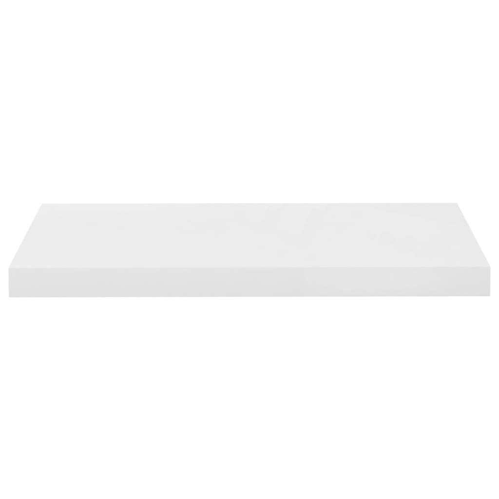 Prateleira de parede suspensa 60x23,5x3,8 cm MDF branco