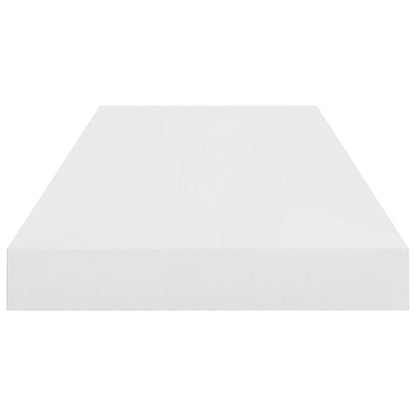 Prateleira de parede suspensa 60x23,5x3,8 cm MDF branco