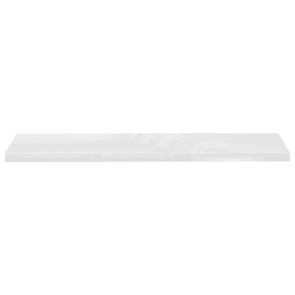 Prateleira de parede suspensa 120x23,5x3,8 cm MDF branco