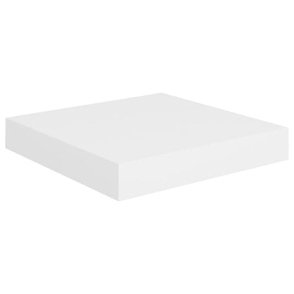 Prateleiras de parede suspensas 4 pcs 23x23,5x3,8cm MDF branco