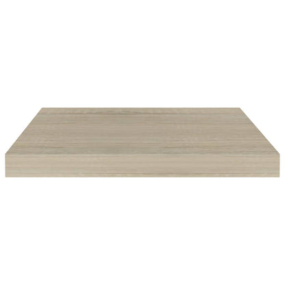 Prateleiras de parede suspensas 4 pcs 50x23x3,8cm MDF carvalho