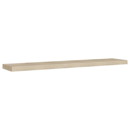 Prateleiras parede suspensas 2 pcs 120x23,5x3,8cm MDF carvalho