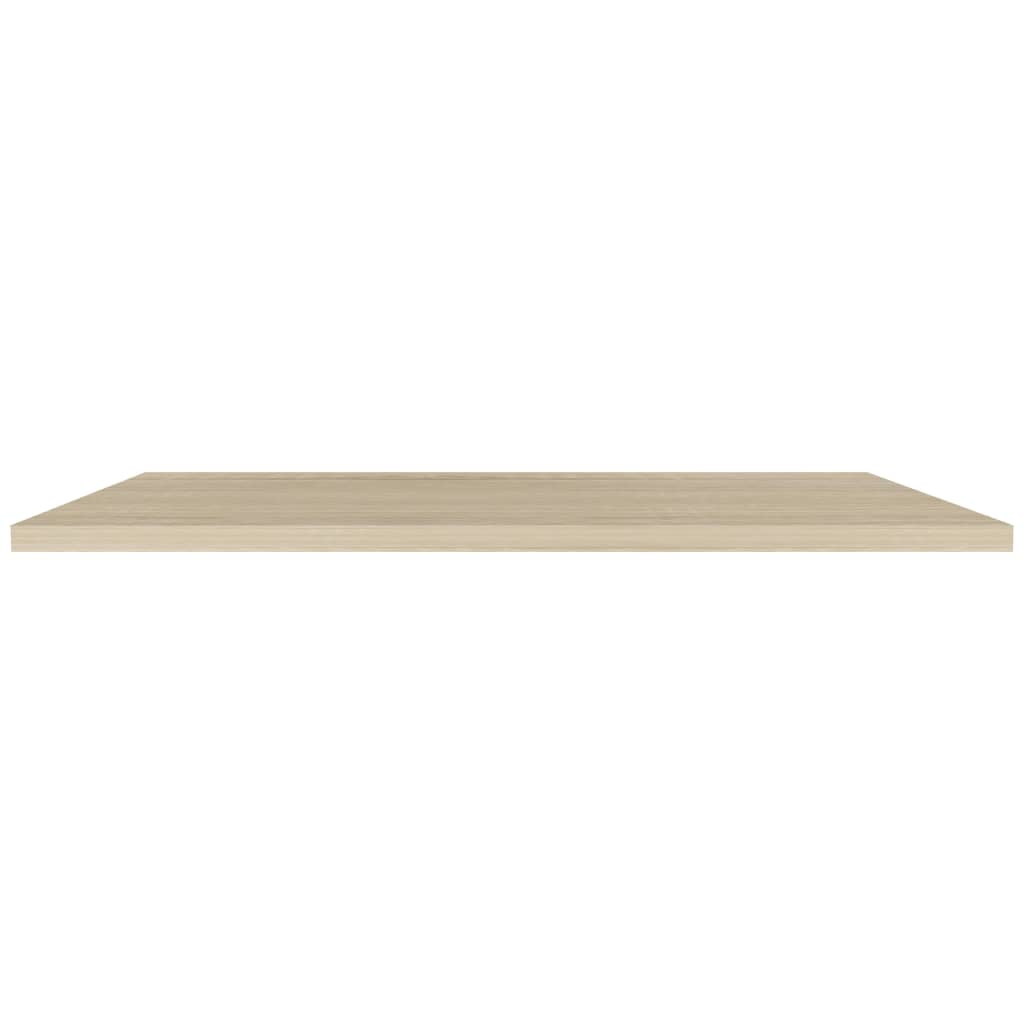 Prateleiras parede suspensas 2 pcs 120x23,5x3,8cm MDF carvalho