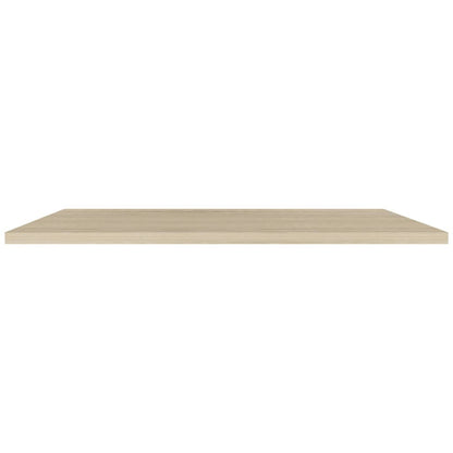 Prateleiras parede suspensas 2 pcs 120x23,5x3,8cm MDF carvalho