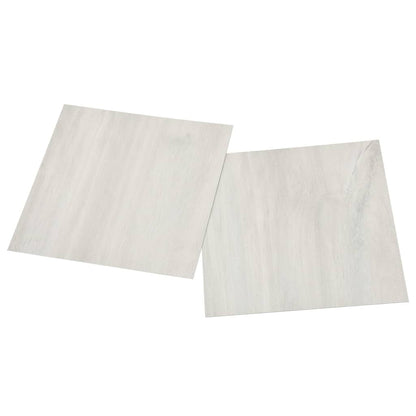 Tábuas de soalho autoadesivas 55 pcs 5,11 m² PVC creme