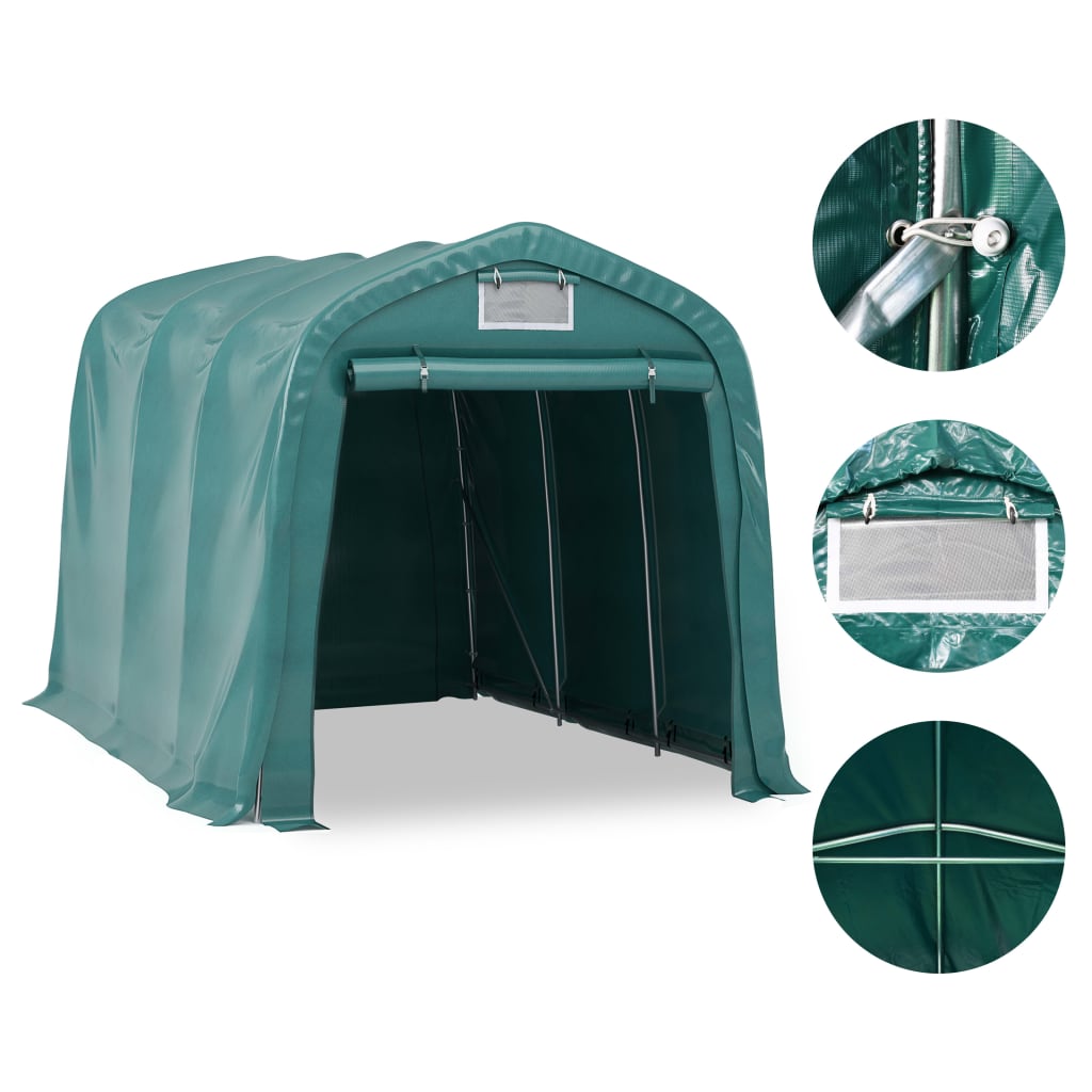 Tenda de Garagem - 2,4x3,6 m - Aço Galvanizado