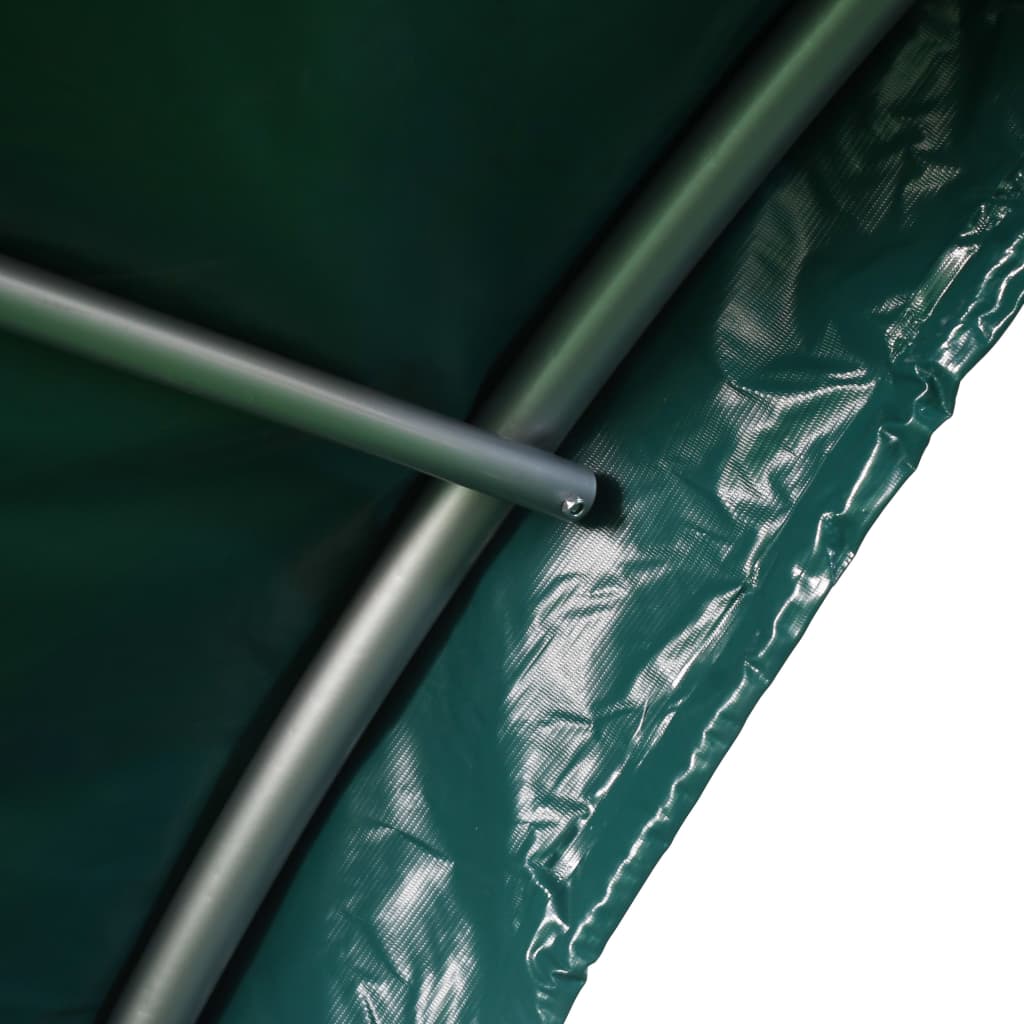 Tenda para gado PVC 3,7x3,7 m verde