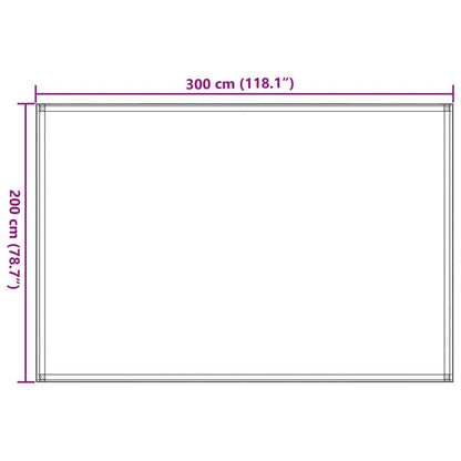 Tapete de campismo para tenda 200x300 cm antracite