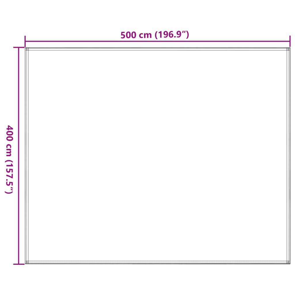 Tapete de campismo para tenda 400x500 cm antracite