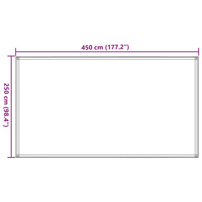 Tapete de campismo para tenda 250x450 cm verde-escuro