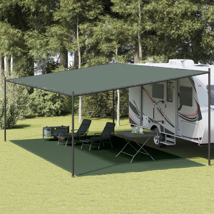 Tapete de campismo para tenda 400x600 cm verde-escuro