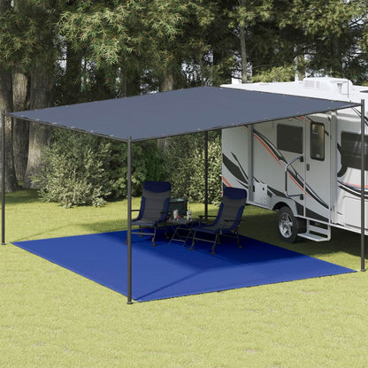 Tapete de campismo para tenda PEAD 400x500 cm azul