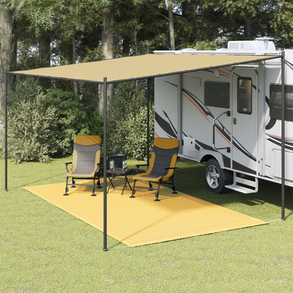 Tapete de campismo para tenda 250x350 cm bege