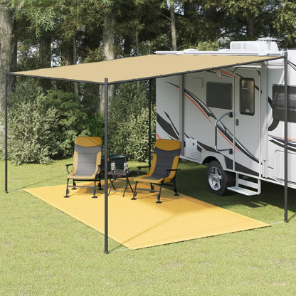 Tapete de campismo para tenda 250x450 cm bege