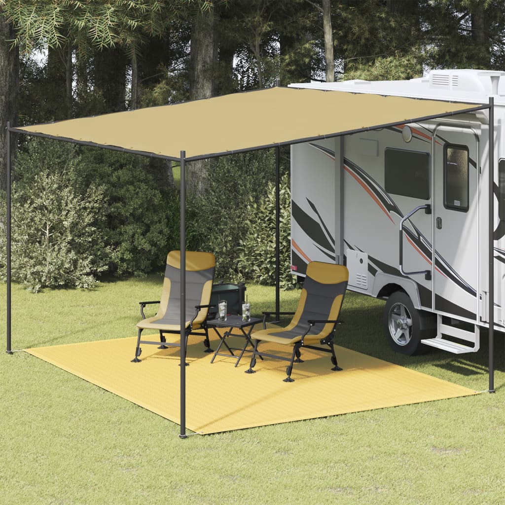 Tapete de campismo para tenda 300x400 cm bege