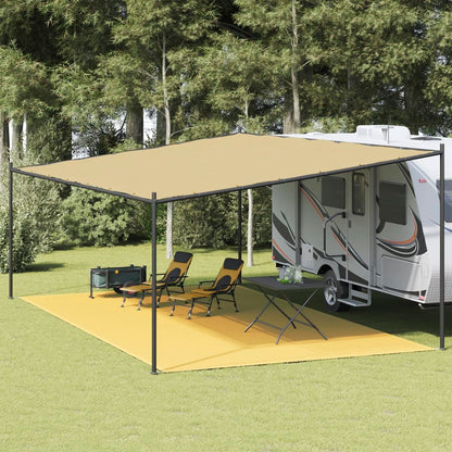 Tapete de campismo para tenda 400x700 cm bege