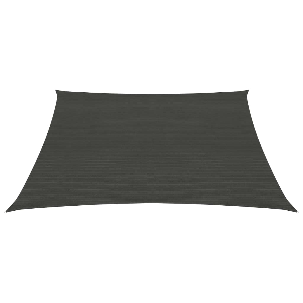 Para-sol estilo vela 160 g/m² 3x3 m PEAD antracite