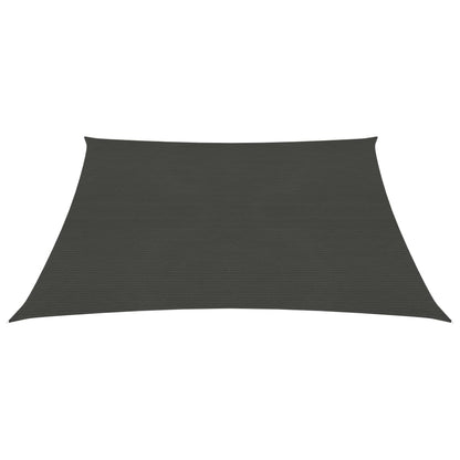 Para-sol estilo vela 160 g/m² 3x3 m PEAD antracite