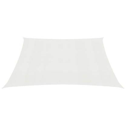 Para-sol estilo vela 160 g/m² 3x3 m PEAD branco