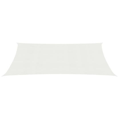 Para-sol estilo vela 160 g/m² 2x3 m PEAD branco