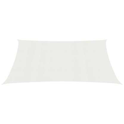 Para-sol estilo vela 160 g/m² 3x5 m PEAD branco